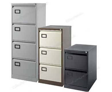 2 Metal filing cabinet